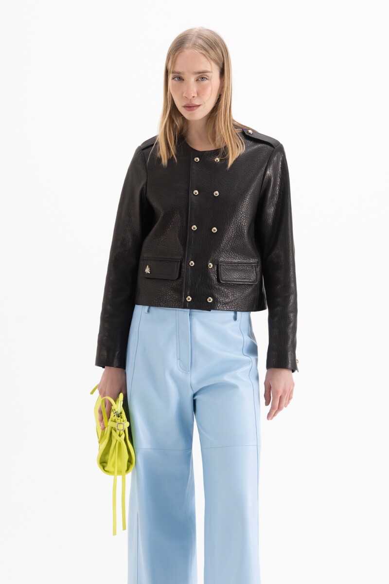 CHAQUETA NET Negro