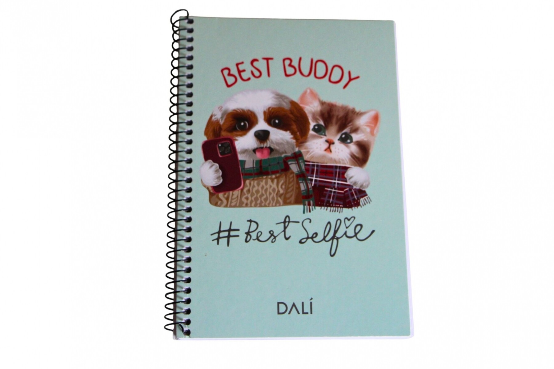 CUADERNO A5 DALI 70 HOJAS - TAPA BEST BUDDY 