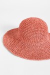 Sombrero papiro rosa