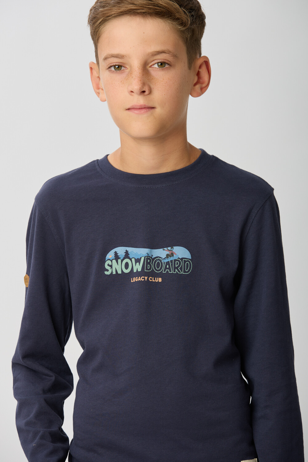 REMERA ESTAMPADA Azul