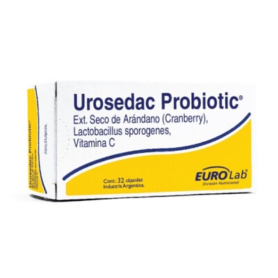 Urosedac Probiotic 32 Caps. Urosedac Probiotic 32 Caps.