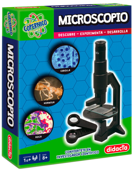 Microscopio funcional de juguete Didacta con accesorios Microscopio funcional de juguete Didacta con accesorios