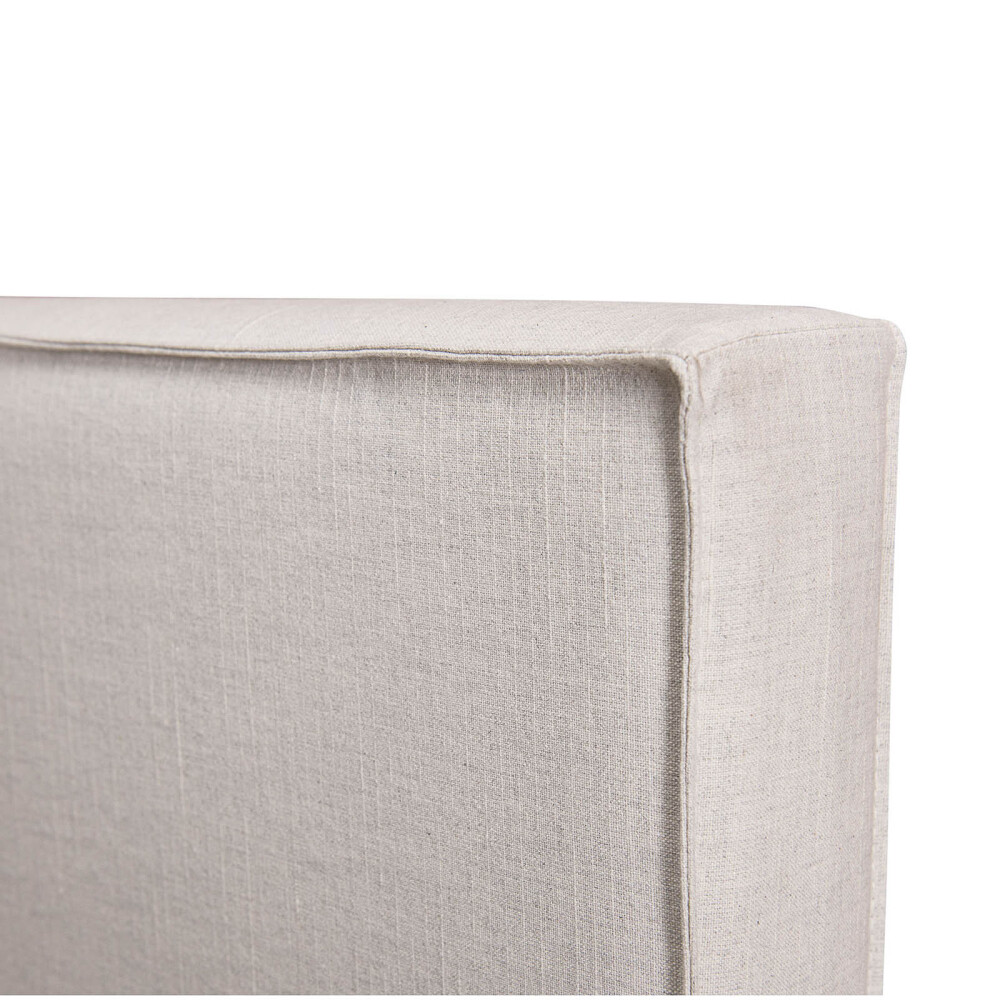 RESPALDO CON FUNDA 1 PLAZA TELA NATURAL-BEIGE MARIA