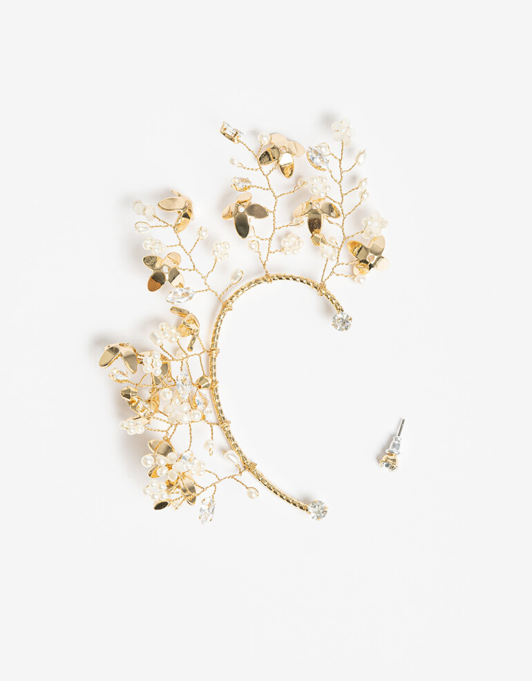 Aros Pasantes Bride To Be Set De Aros Bride To Be - Cristal