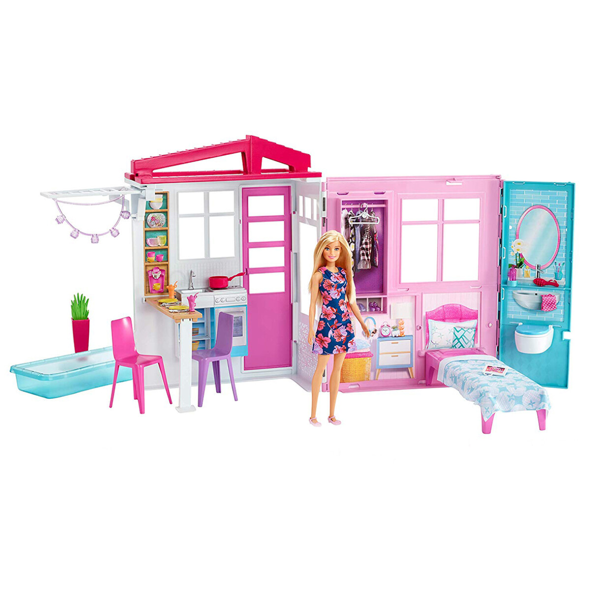 Barbie Casa Con Muñeca 