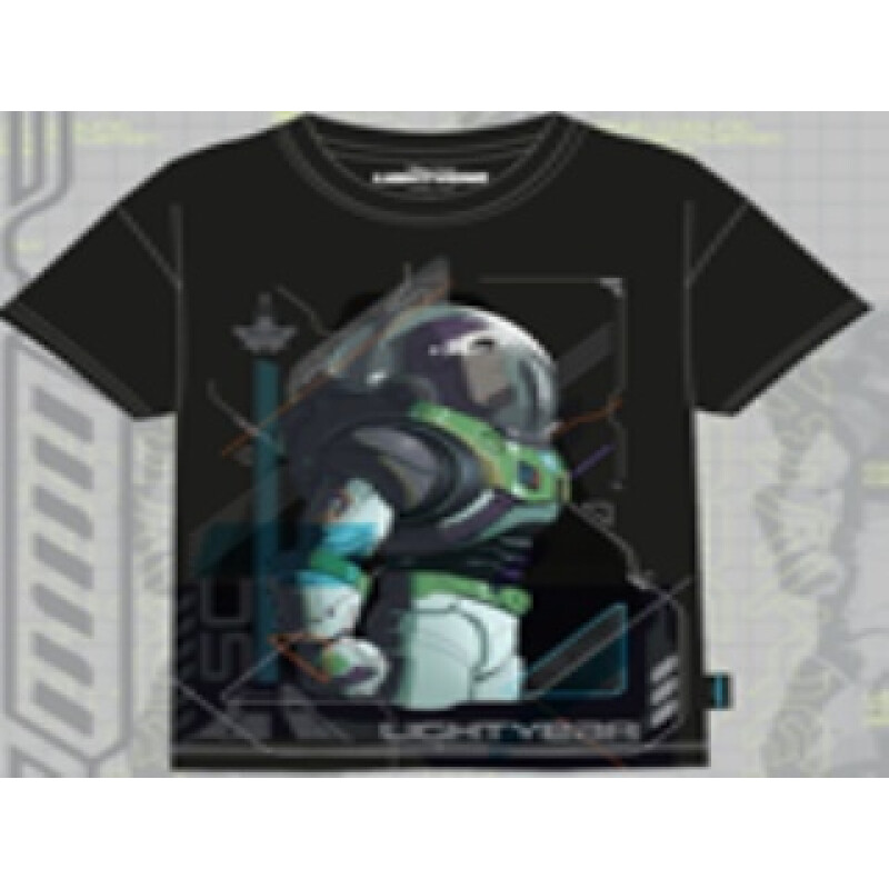 Tshirt - Disney - Disney Pixarr Lightyear Tshirt de Niños - LYIISS23002 Negro