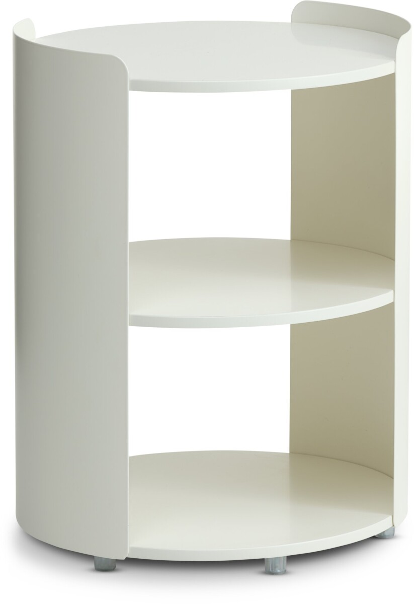 Mesa de luz BALLING 1 estante blanco 