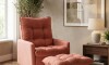 Butaca Reclinable 1 Cuerpo + Puff Living - Montreal Terracota