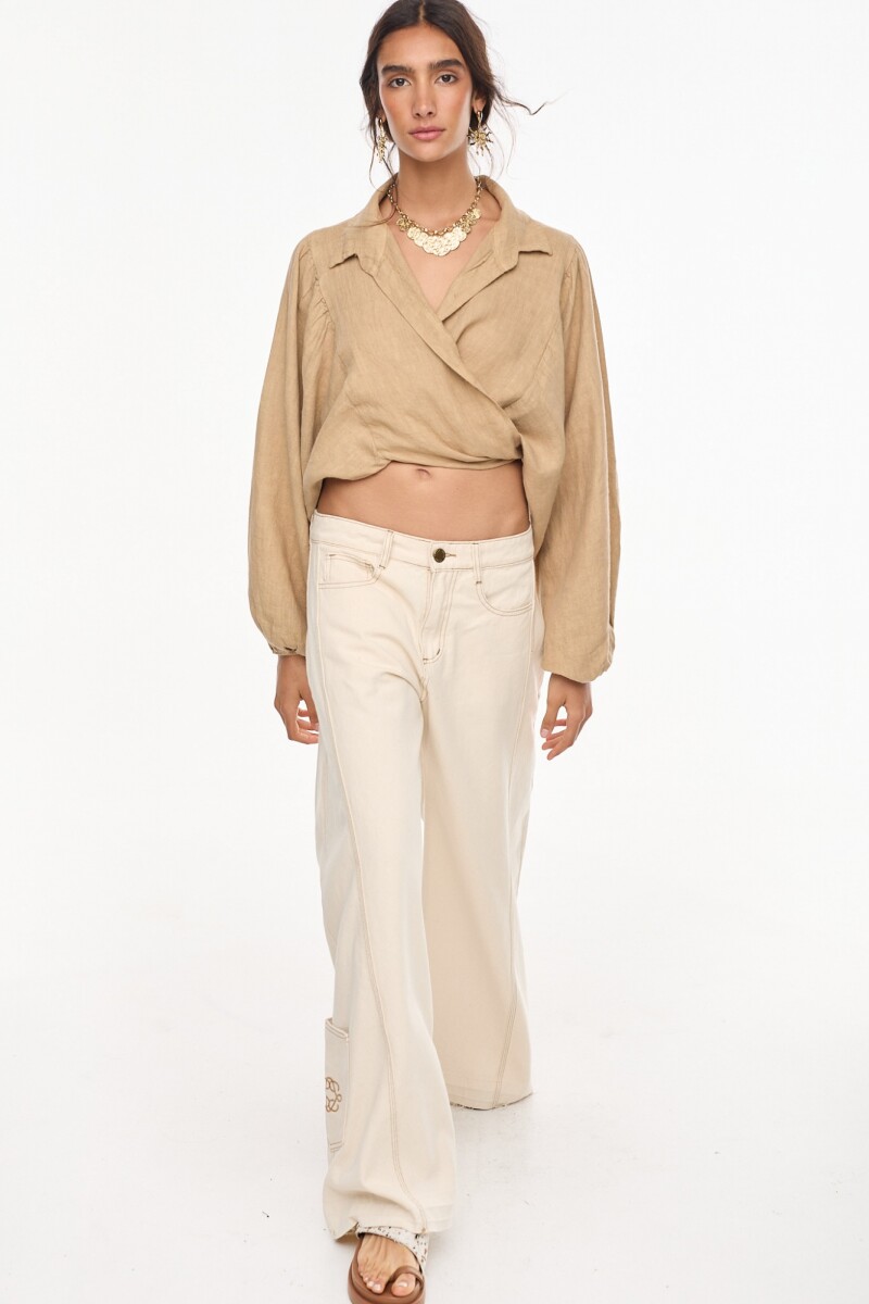Top Mona Beige