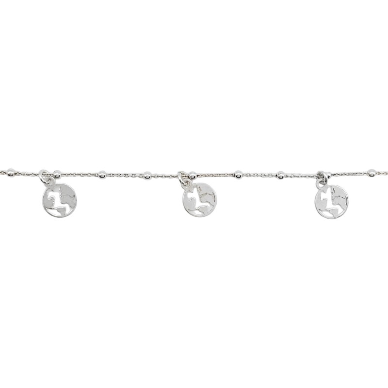 Pulsera Mundo-Plata 925-Sin piedra-PU3071 sinpiedra