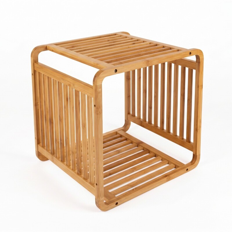 ORGANIZADOR CUAD BAMBU 33X33X33CM Unica