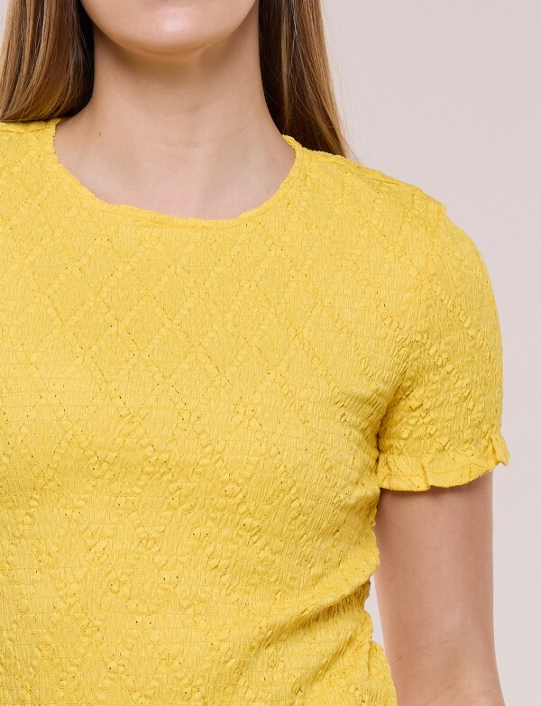 Blusa Smocked AMARILLO