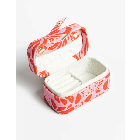 Organizador De Bijou Flores Estampado Flores