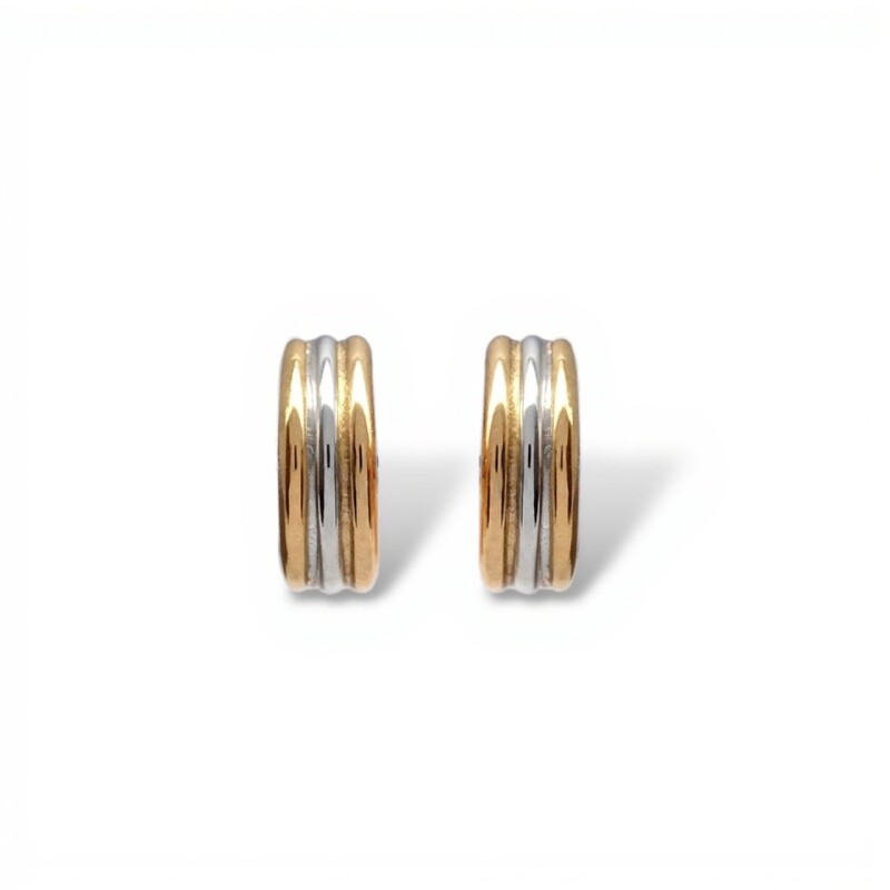 Caravanas Triple oro - Oro bajo - Sin Piedra- CA8286 sinpiedra