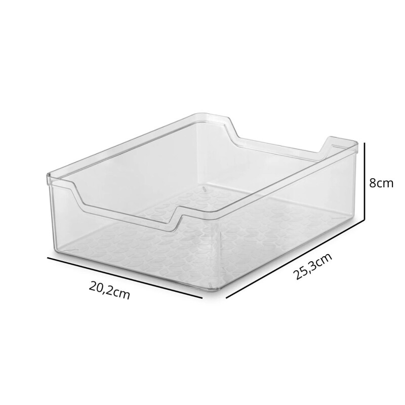 Organizador Acrílico 20x25cm TRANSPARENTE