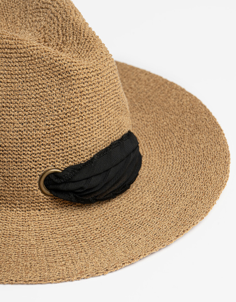 Sombreros Marron Beige