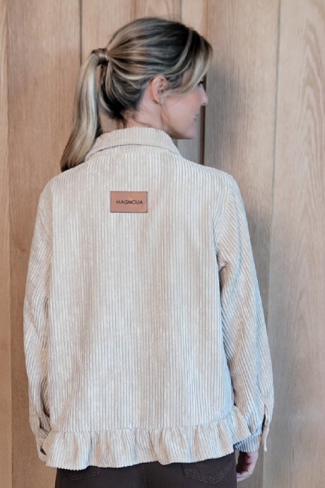 Sobrecamisa Rufina Pana Beige