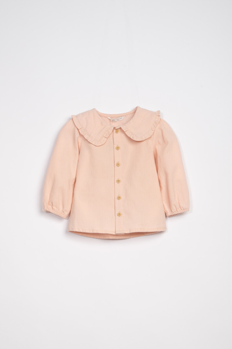 Camisa cuello jean - Rosa 