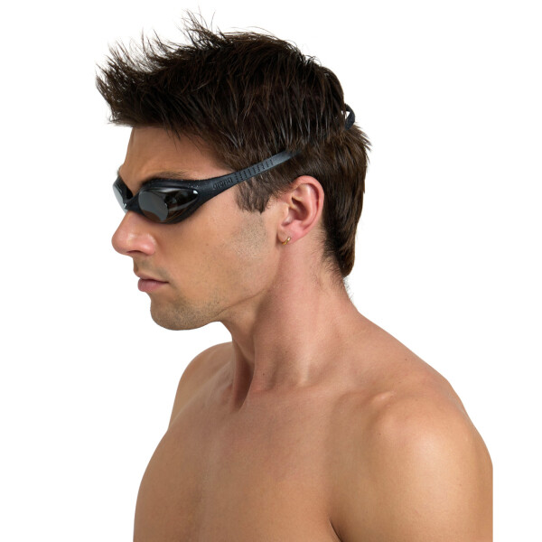 Lentes De Natacion Para Adultos Unisex Arena Spider Reciclado Negro Ahumado