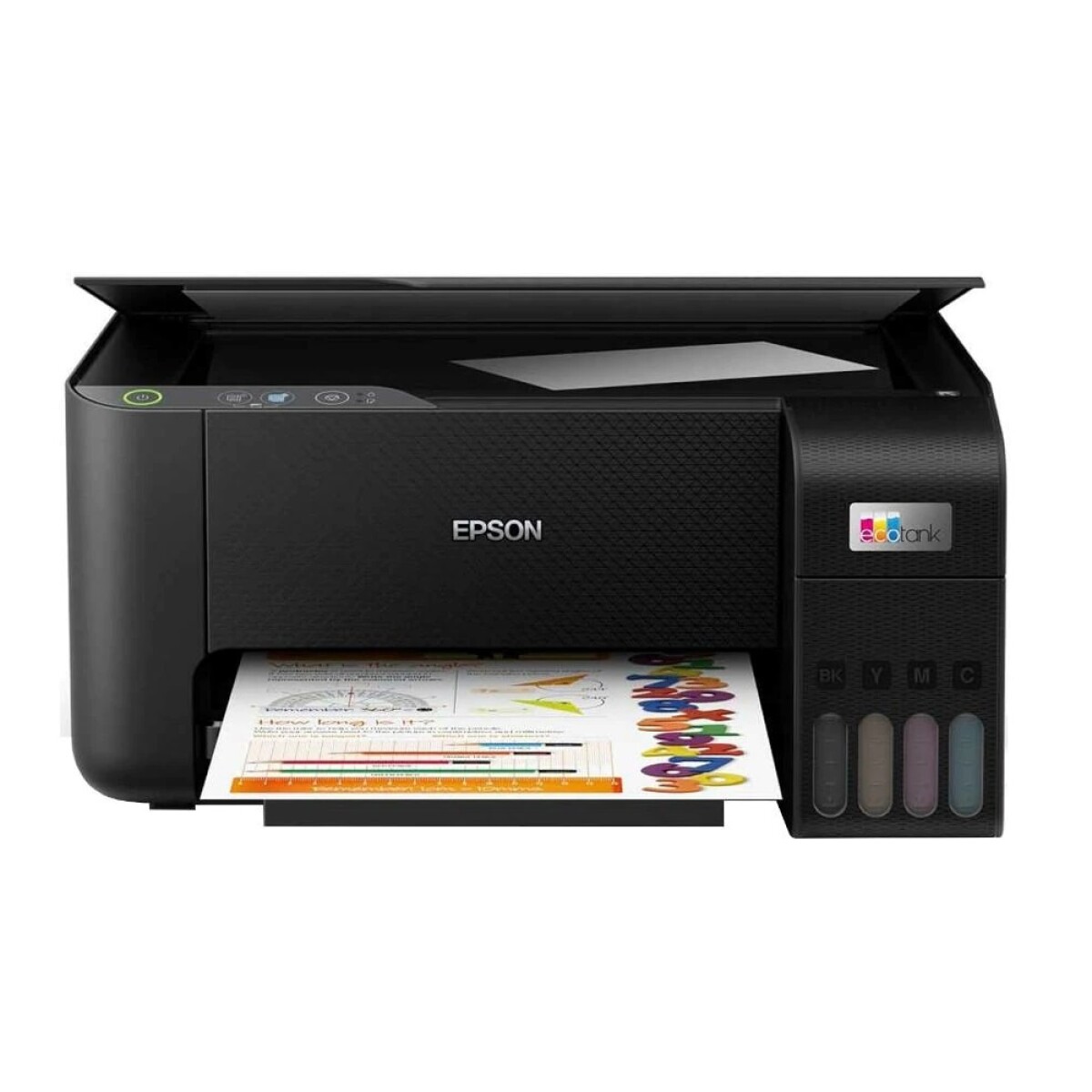 Impresora A Color Multifunción Epson Ecotank L3210 Negra 220v 