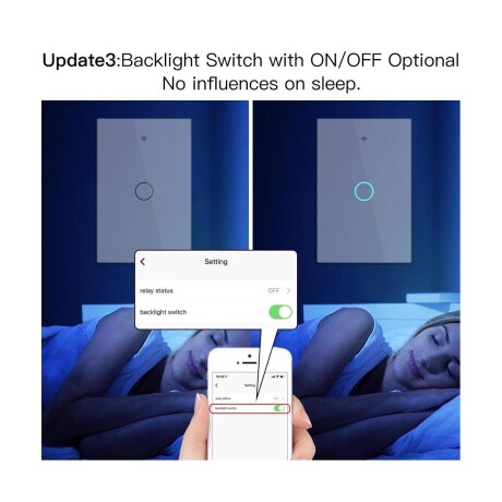 Interruptor Tactil de Pared 1 Ch Tuya Smart 001