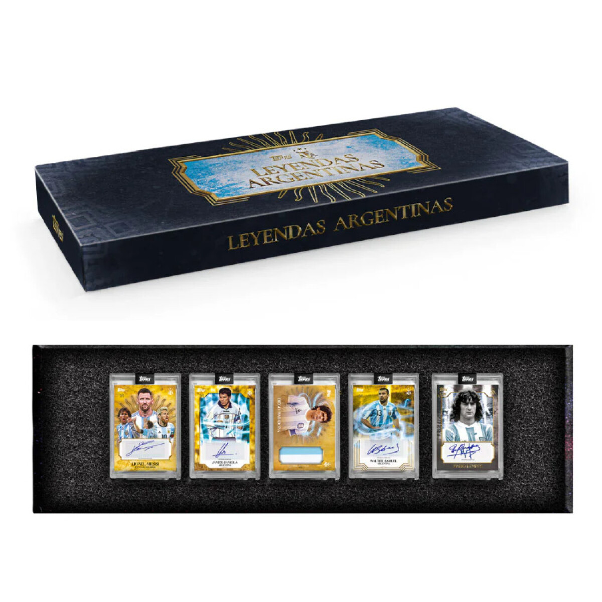2025 Leyendas Argentinas Hobby Box - Contiene 5 tarjetas 