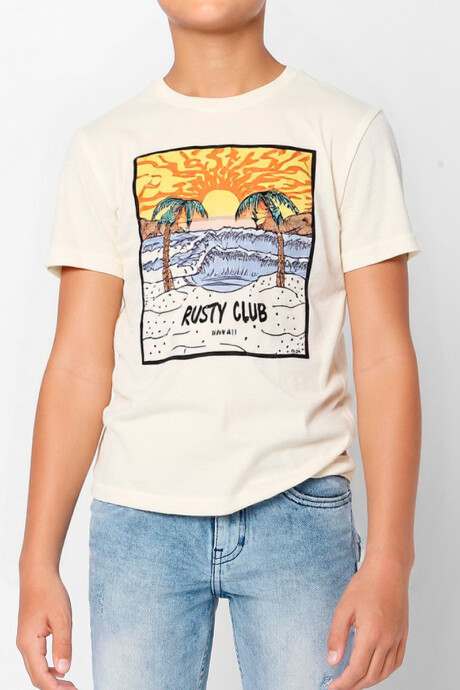 T-SHIRT CRATER TEEN RUSTY Blanco