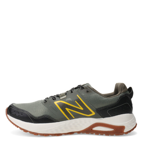 Championes de Hombre New Balance Trial Running T410 V8 Verde Oliva - Negro