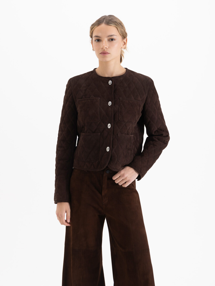 CHAQUETA LAUREN SUEDE 