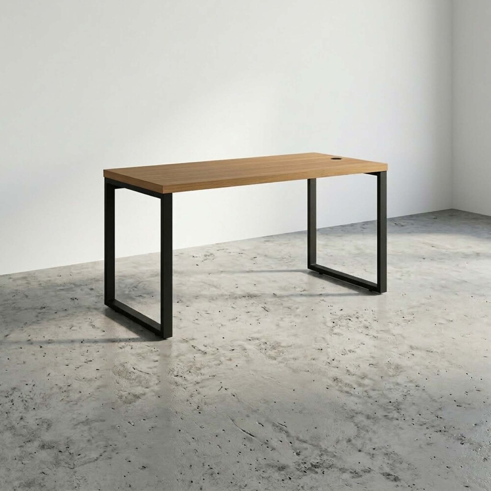 ESCRITORIO MDP-Y-MELAMINA MARRON F150