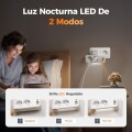 ENCHUFE 2 TOMA SCHUKO + CARGADOR USB Y USBC - CON LUZ TACTIL ENCHUFE 2 TOMA SCHUKO + CARGADOR USB Y USBC - CON LUZ TACTIL