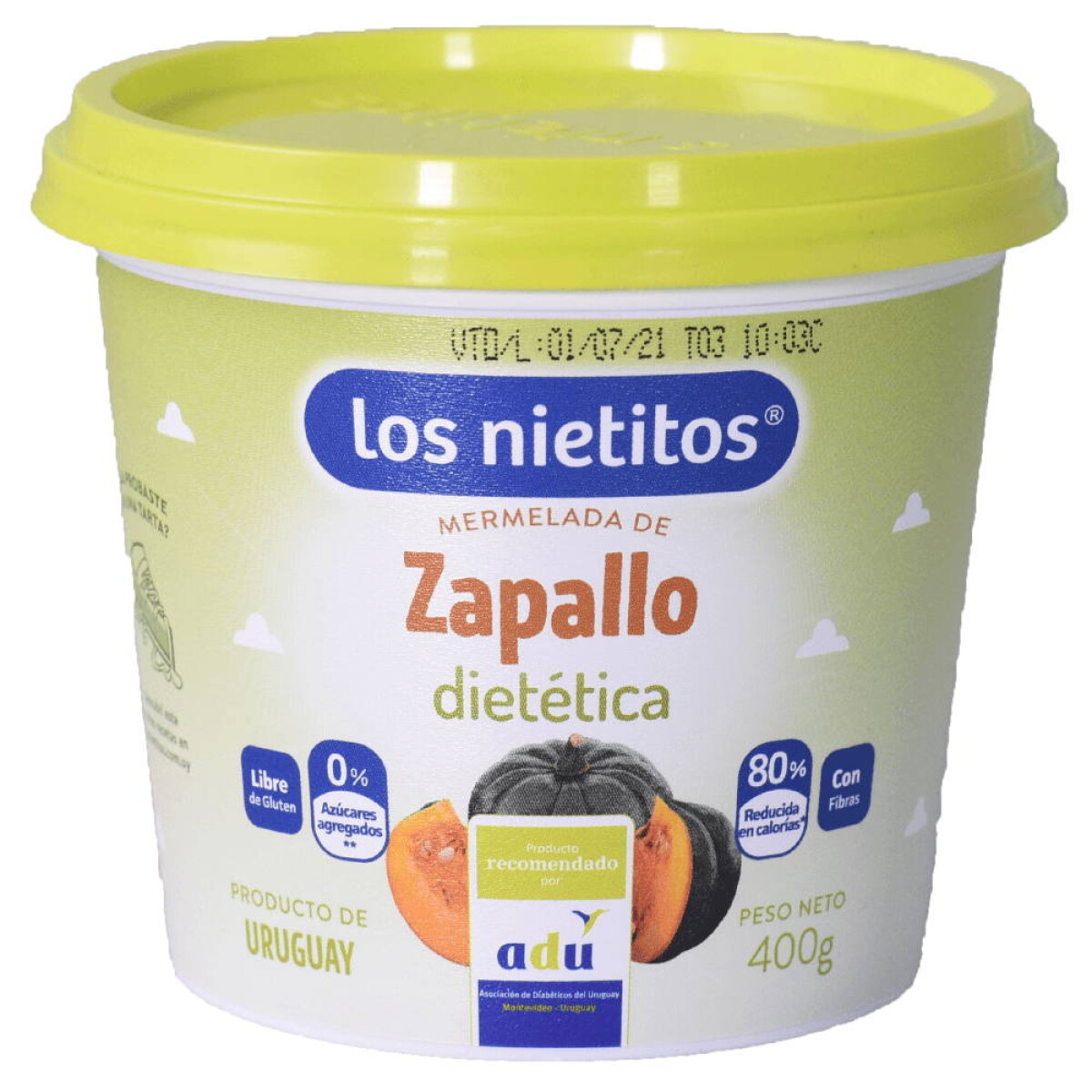 MERMELADA LOS NIETITOS 0% 400G ZAPALLO 