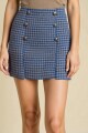 Falda Snowed Azul