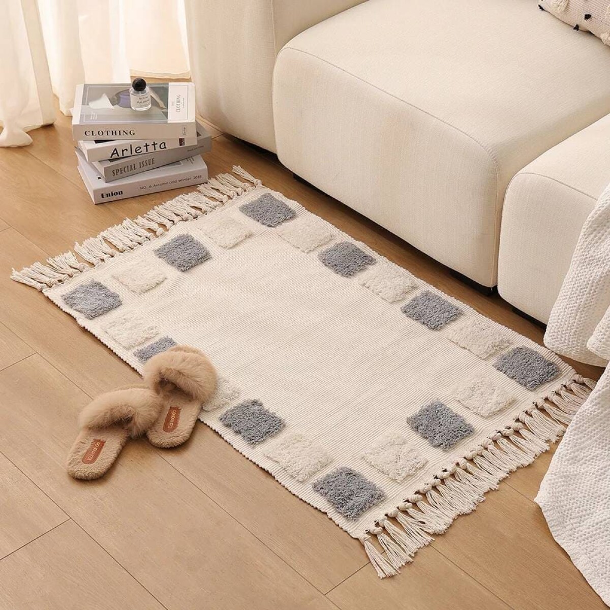 Alfombra Cuadros 60x90cm 