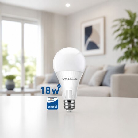 LAMPARA 18W WELLMAX BLANCO FRIO LED LAMPARA 18W WELLMAX BLANCO FRIO LED