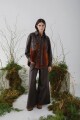 PANTALON WIDE XL COURO Chocolate