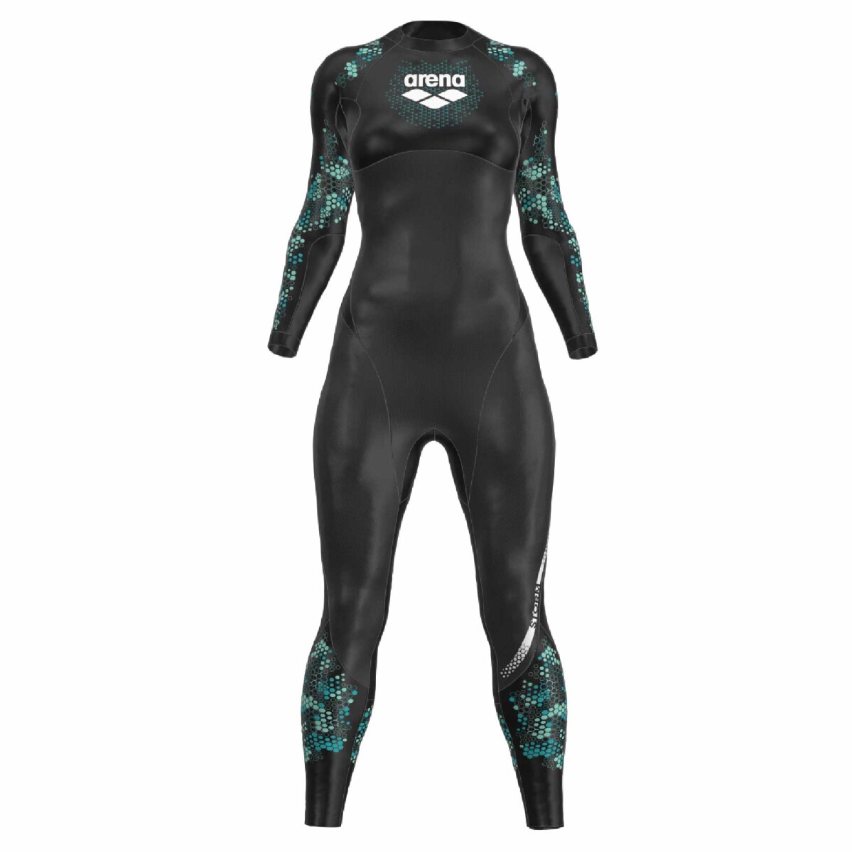 Traje De Neopreno Carbono Para Mujer Powerskin Storm Swimsuit Carbon Wetsuit - Negro 