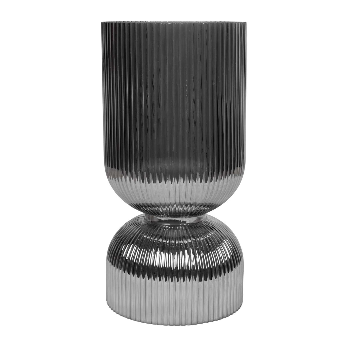 LAMPARA DE MESA - VIDRIO GRIS LT95180 