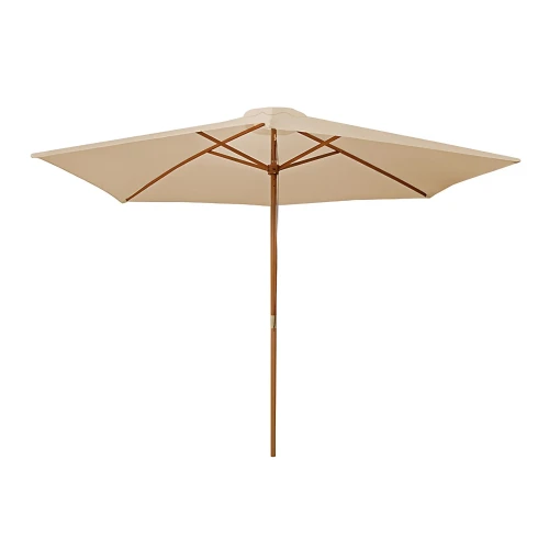 Sombrilla - Madera Natural Beige