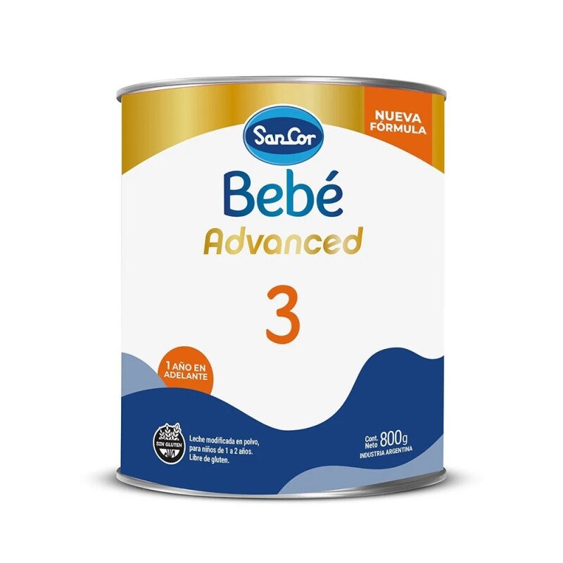 Sancor Bebé Advanced 3 800 Grs. Sancor Bebé Advanced 3 800 Grs.