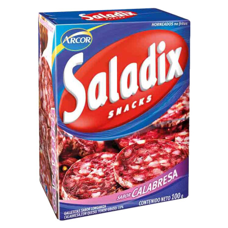 SNACKS SALADIX CALABRESA 100 GR SNACKS SALADIX CALABRESA 100 GR