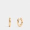 Aros Argollas Metal Aros Argolla De Metal - Dorado