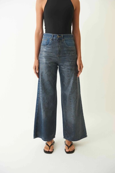 OVER BAGGY SERPIENTE Azul