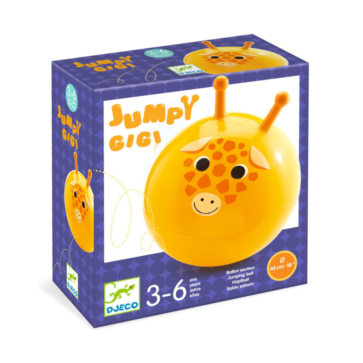 Pelota saltarina Jumpy Gigi - Djeco 