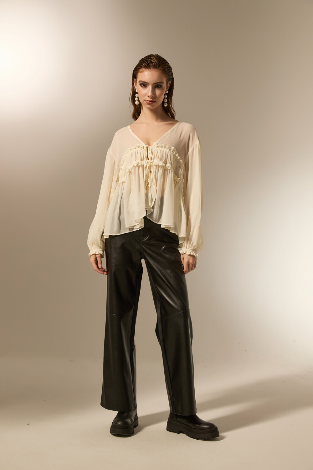 Blusa Celin Crudo / Natural