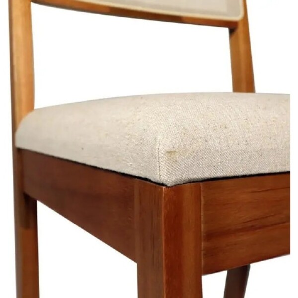 Silla De Comedor ComboHome Lola Madera Maciza Ratan Natural Blanco 1