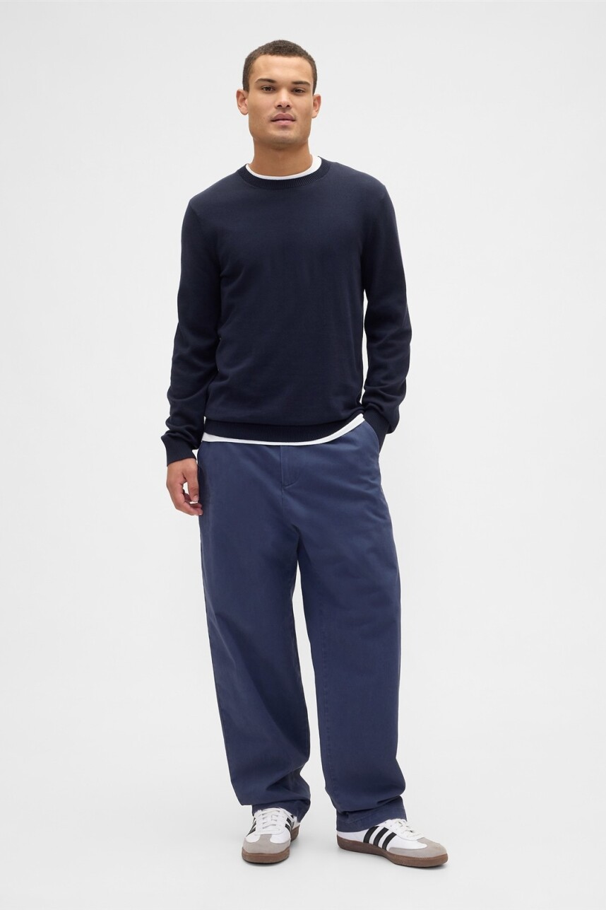 Buzo Algodón Cuello Redondo Hombre New Classic Navy 2