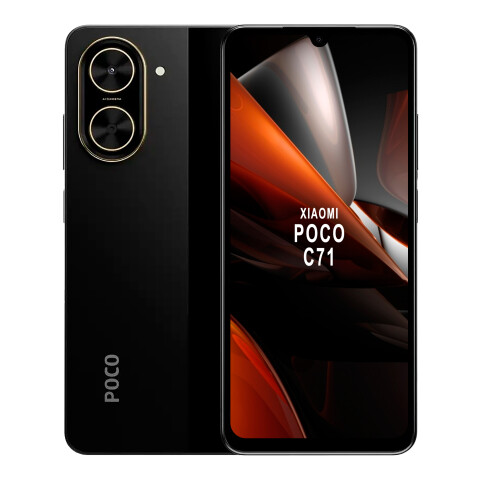 Celular Xiaomi Poco C71 6.88'' 4G 4GB 128GB Negro Celular Xiaomi Poco C71 6.88'' 4G 4GB 128GB Negro