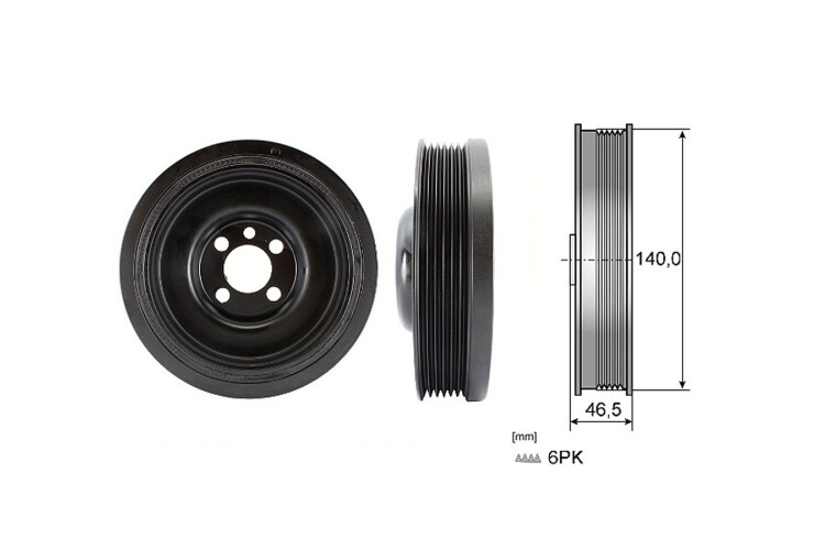 Polea Damper Volks Amarok 4X2 - 4X4 11-25 Polea Damper Volks Amarok 4X2 - 4X4 11-25