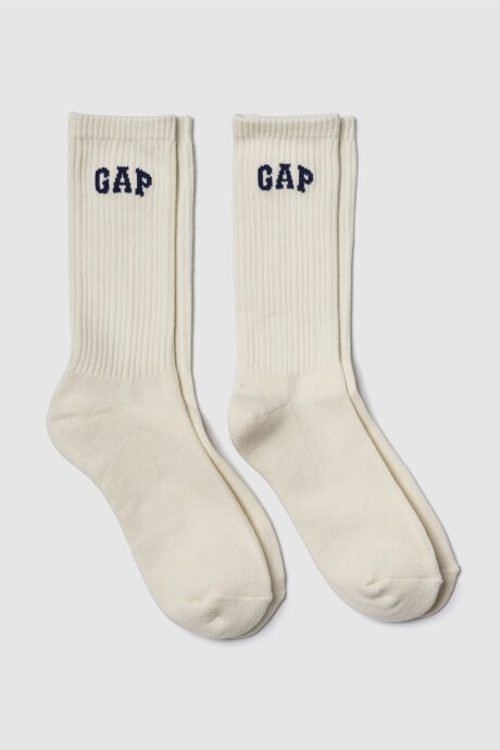 Medias Pack X 2 Mujer White Uk